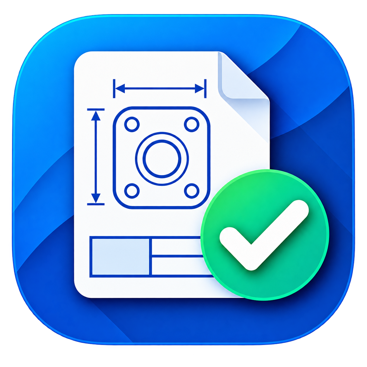 Deliverable Checker application icon